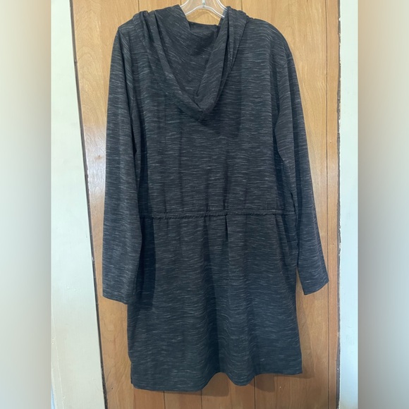 Michael Kors Large Woman Charcoal Gray Hooded Dress - Picture 5 of 5
